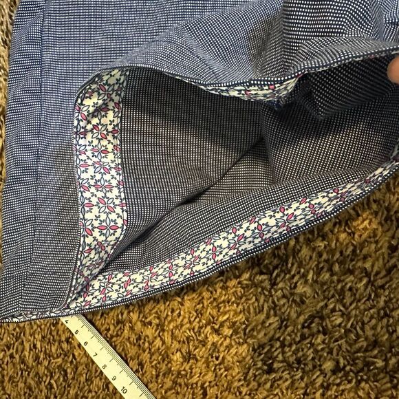 Tailorbyrd Collection Men's‎ Navy Tailored Fit Dress Shorts with Pattern size 40 - Picture 9 of 9